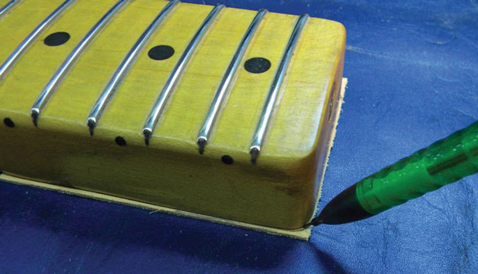 Guitar Shop 101 How to Shim a Bolton Neck Premier Guitar