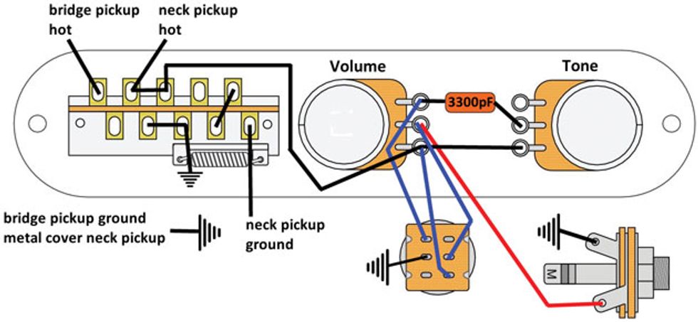 Mod Garage: The Super-Flexible, Super-Simple Telecaster Wiring