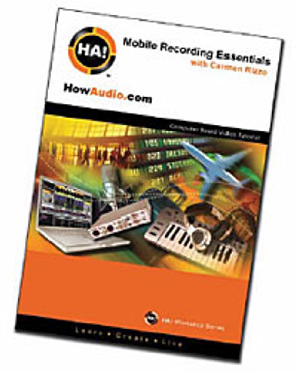 HowAudio.com’s Mobile Recording Essentials with Carmen Rizzo DVD