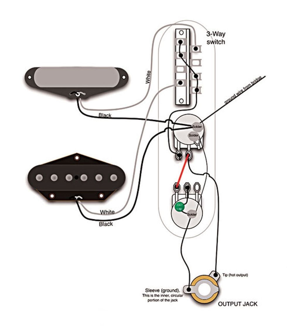 Telecaster 50S Wiring Diagram from www.premierguitar.com