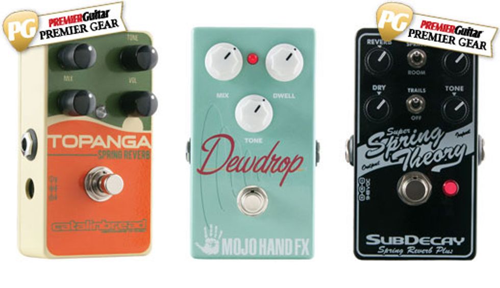Spring Reverb Pedal Review Roundup Premier Guitar