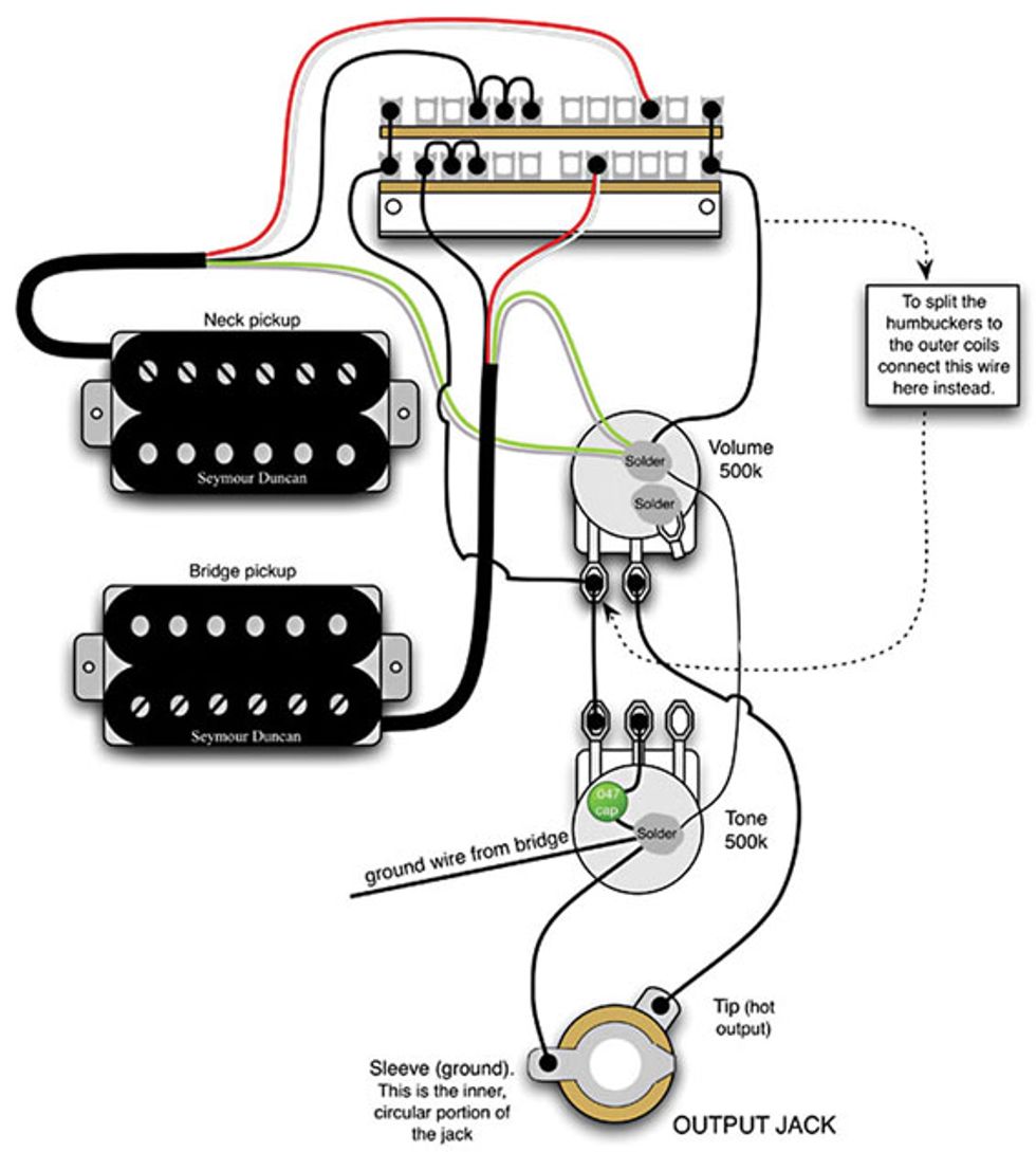 Mod Garage A Flexible Dual Humbucker Wiring Scheme