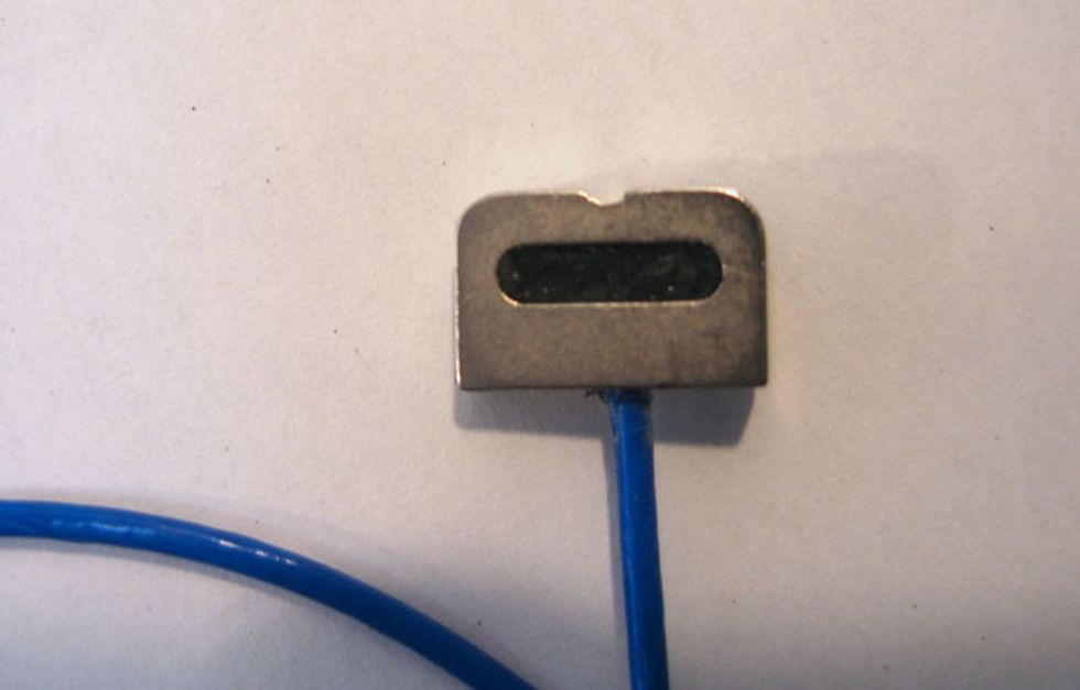 Bass Bench Positioning Piezo Pickups on an Acoustic Bass Guitar