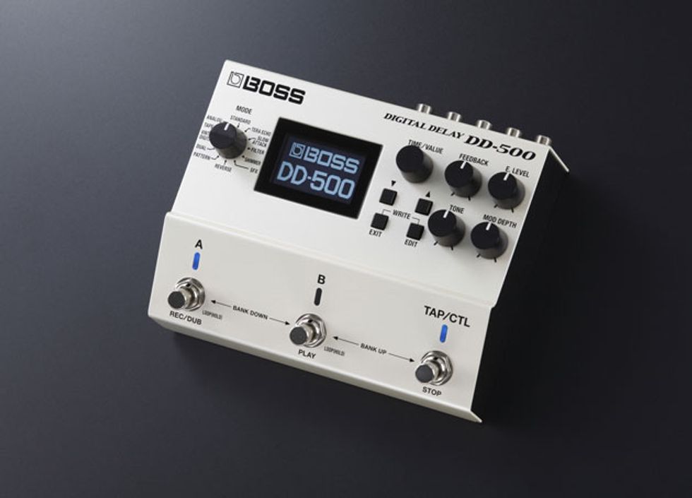 Boss Announces The Rv 6 Reverb And Dd 500 Digital Delay 2015 07 06 Premier Guitar