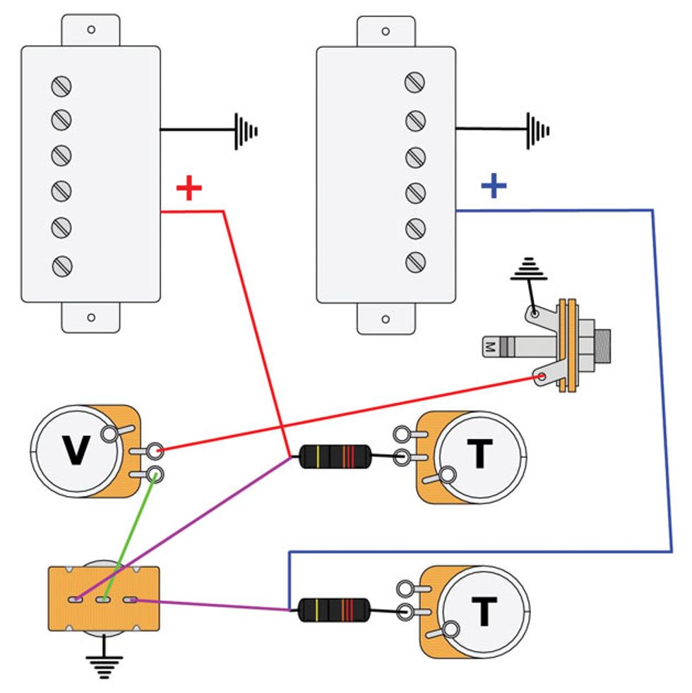 Les Paul Guitar Wiring Diagram from www.premierguitar.com