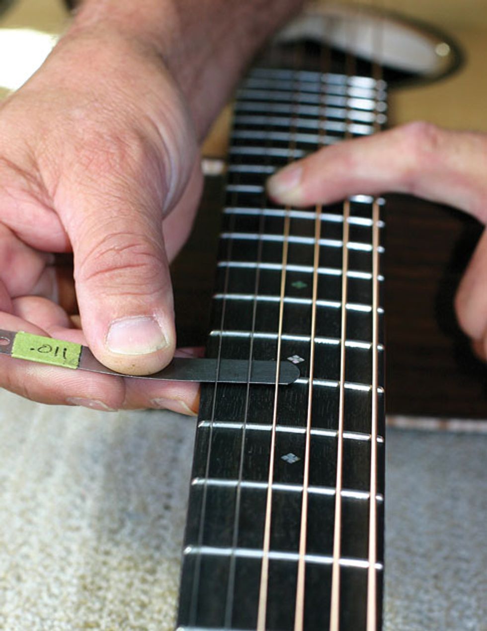 Acoustic Soundboard Measuring and Adjusting Your Guitar’s Action