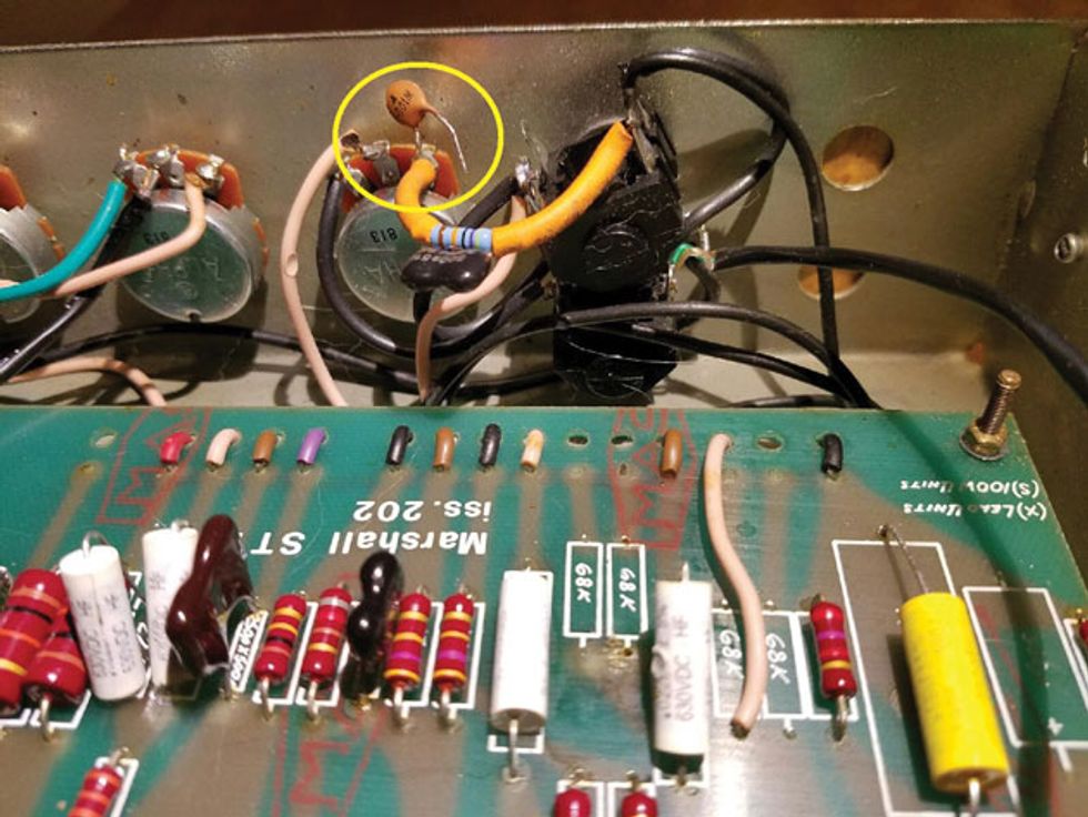 Ask Amp Man: Taming a Marshall’s Extreme Treble | Premier ... wiring diagram of electric guitar 