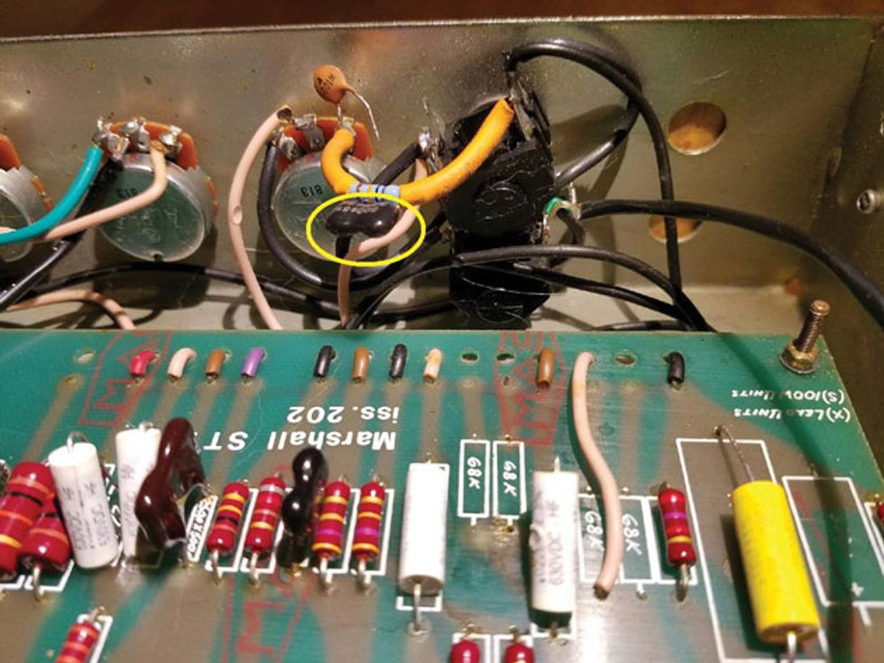 Ask Amp Man: Taming a Marshall’s Extreme Treble | Premier ... guitar amp wiring diagrams 
