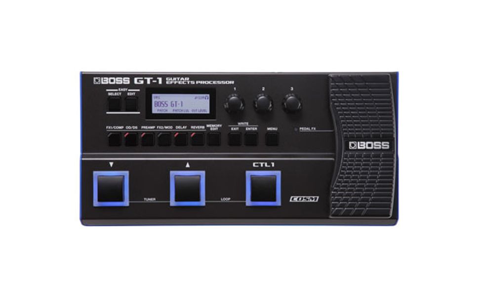 Boss Announces Gt 1 Guitar Effects Processor Premier Guitar
