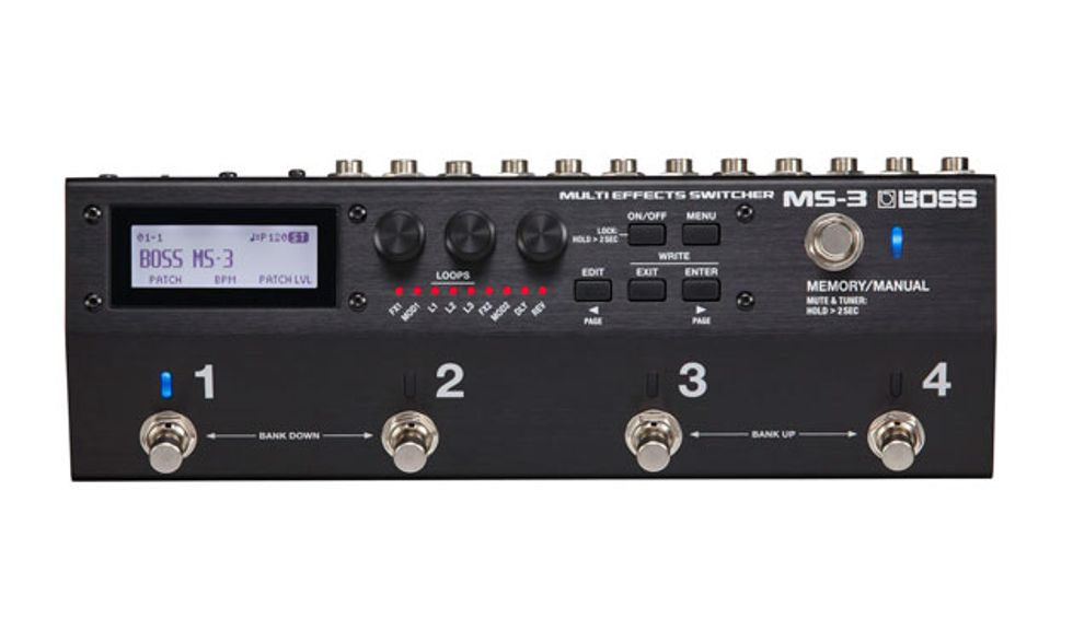 Boss Releases the MS3 MultiEffects Switcher Premier Guitar