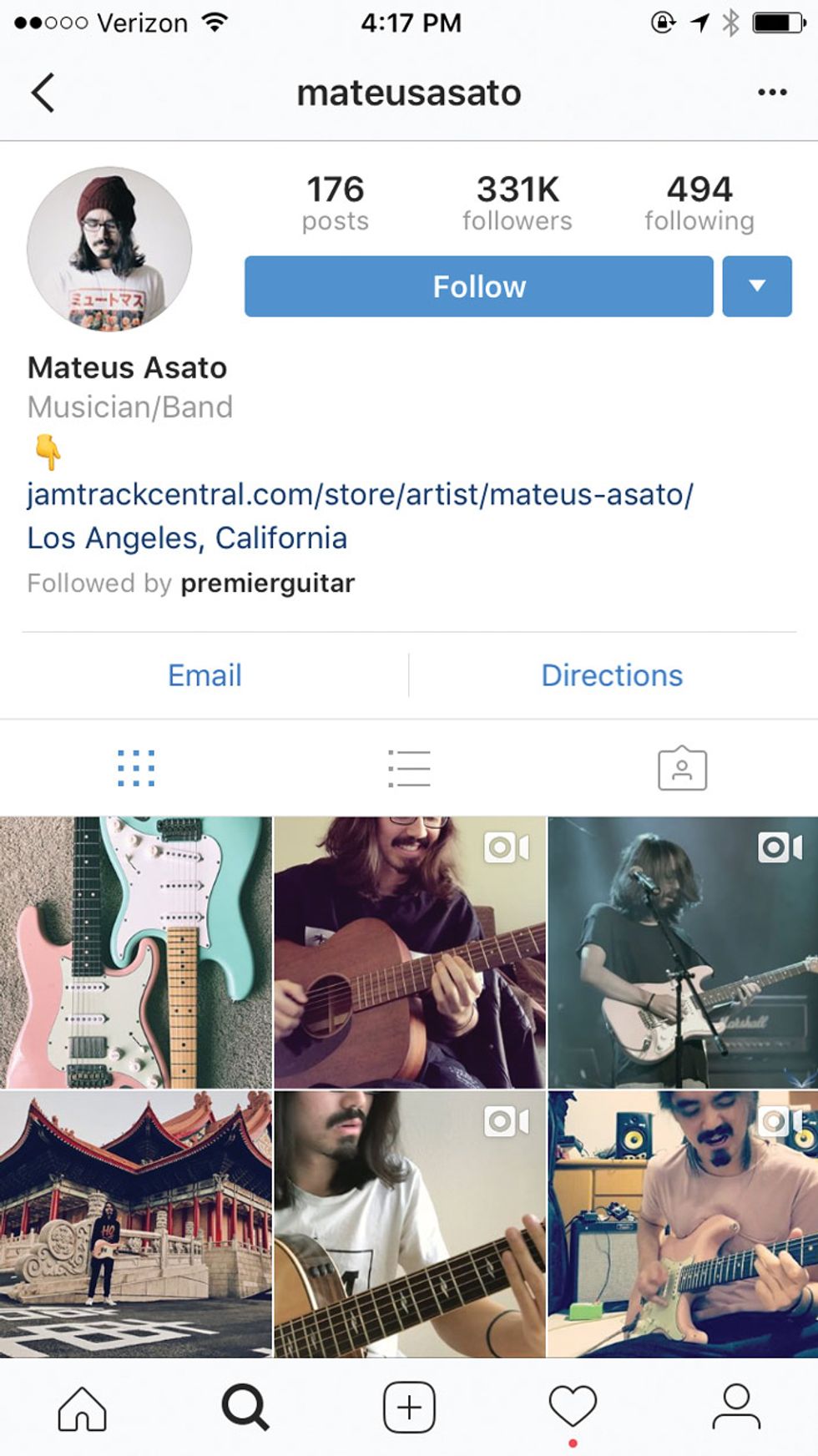 Last Call Instagram Me Wabi Sabi Premier Guitar