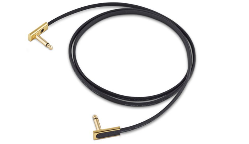 Rockboard Introduces Flat Patch Gold Cables Premier Guitar