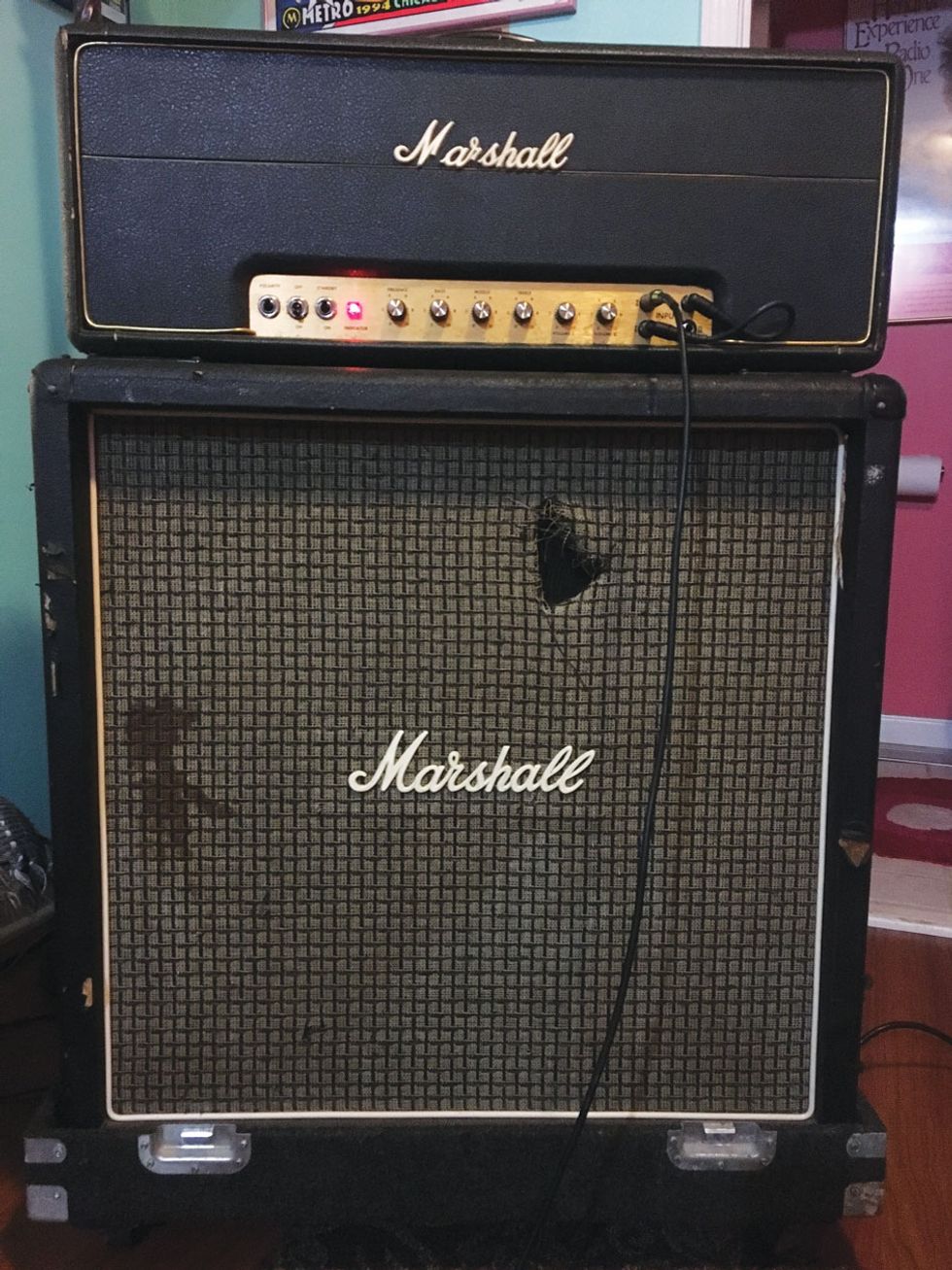 connecting an external speaker to a guitar amp
