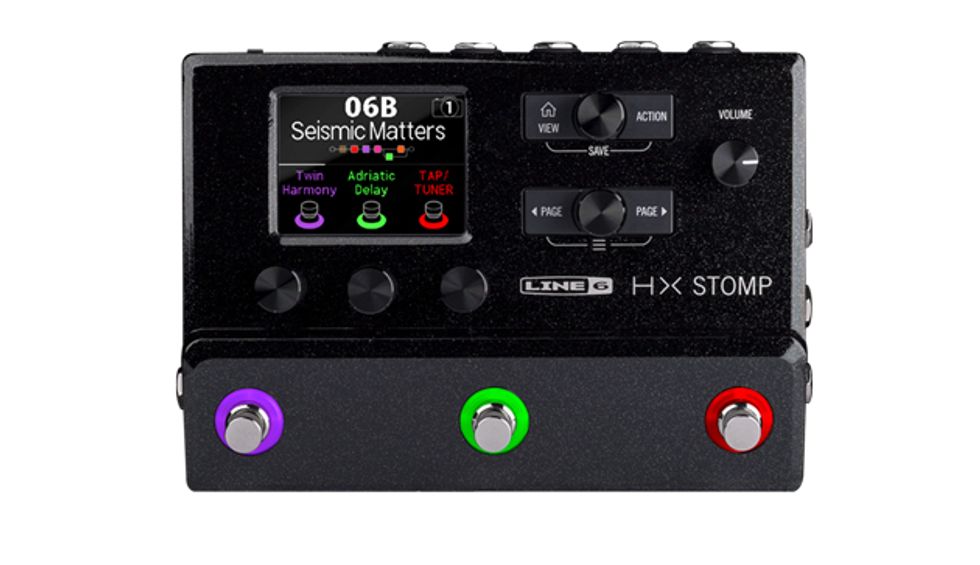 Line 6 Introduces the HX Stomp Guitar Pedal Premier Guitar