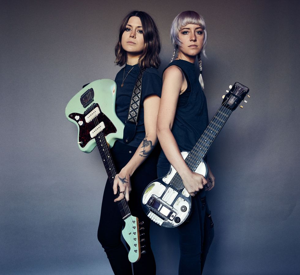 Larkin Poe Sisters in Sound Premier Guitar