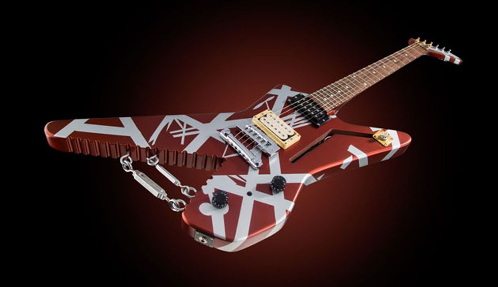 Evh Announces The Striped Series Shark Model Premier Guitar Striped series electric guitar black with. evh announces the striped series shark