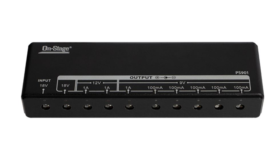 OnStage Introduces the PS901 Pedal Power Bank Premier Guitar