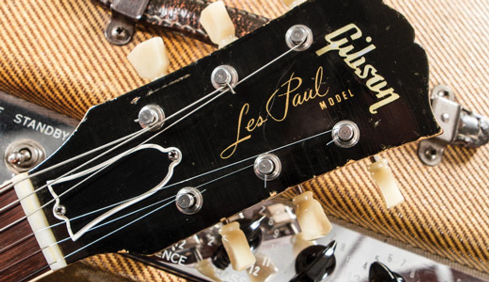 Vintage Vault 1956 Gibson Les Paul Premier Guitar