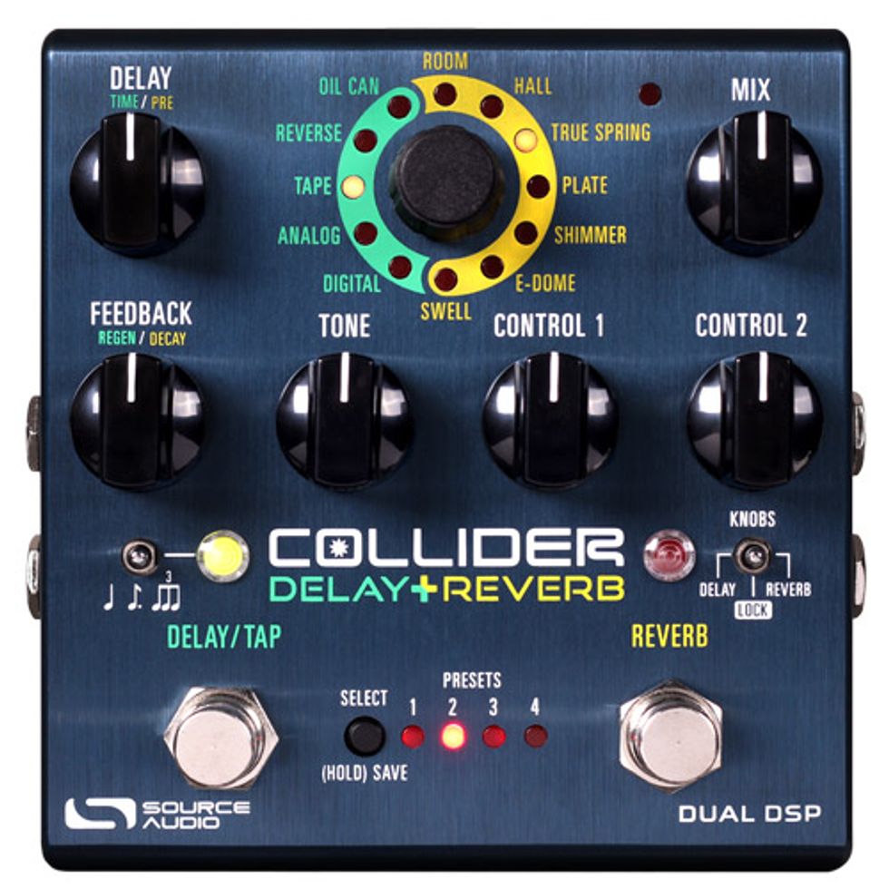 Source Audio Unveils the Collider Delay+Reverb Premier Guitar