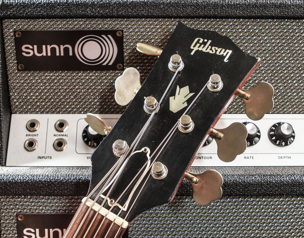 Spotlighting a Rare Gibson 6String Bass Premier Guitar