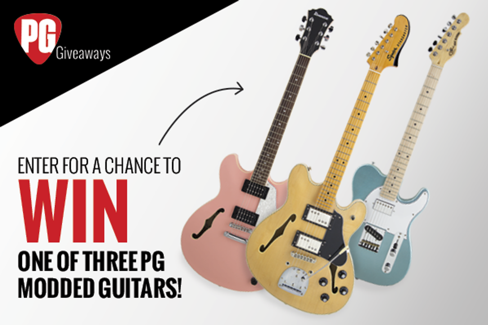 Premier Guitar Contest Win Free Guitar Giveaway