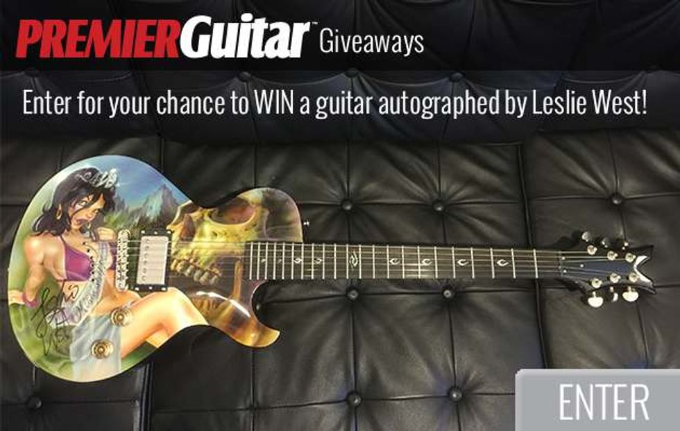 Pg Giveaways Leslie West Signed Dean Mississippi Queen 15 11 18 Premier Guitar