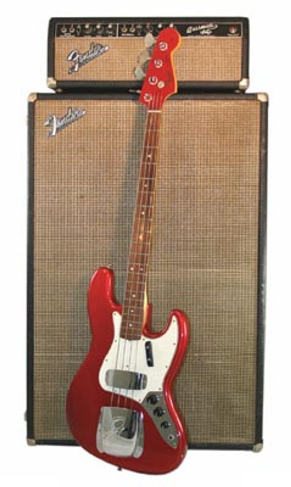 1965 Candy Apple Red Fender Jazz Bass