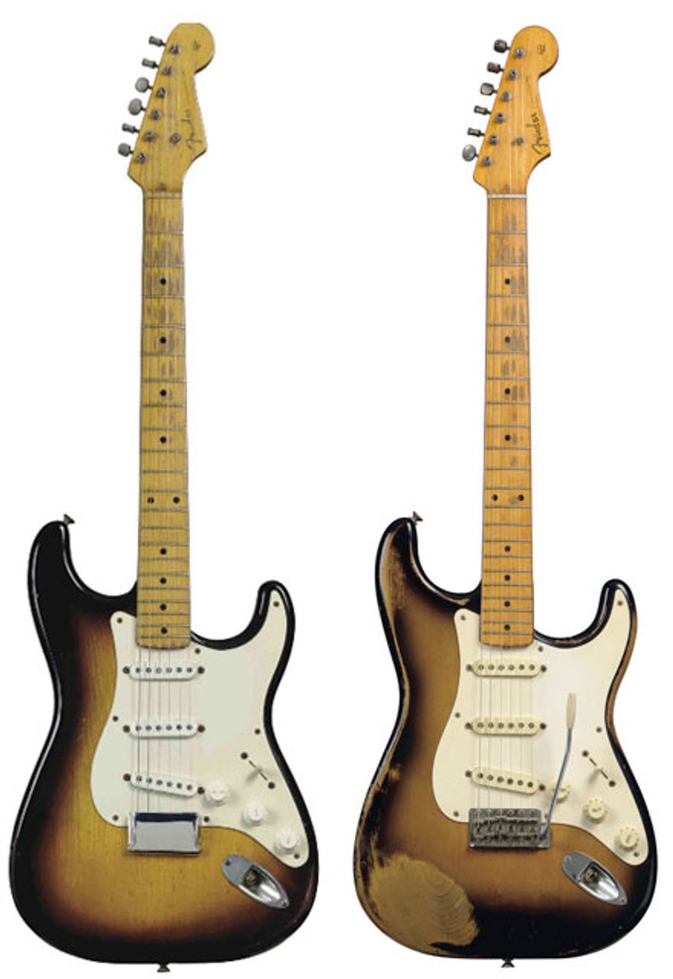 1954 and 1957 Fender Stratocasters