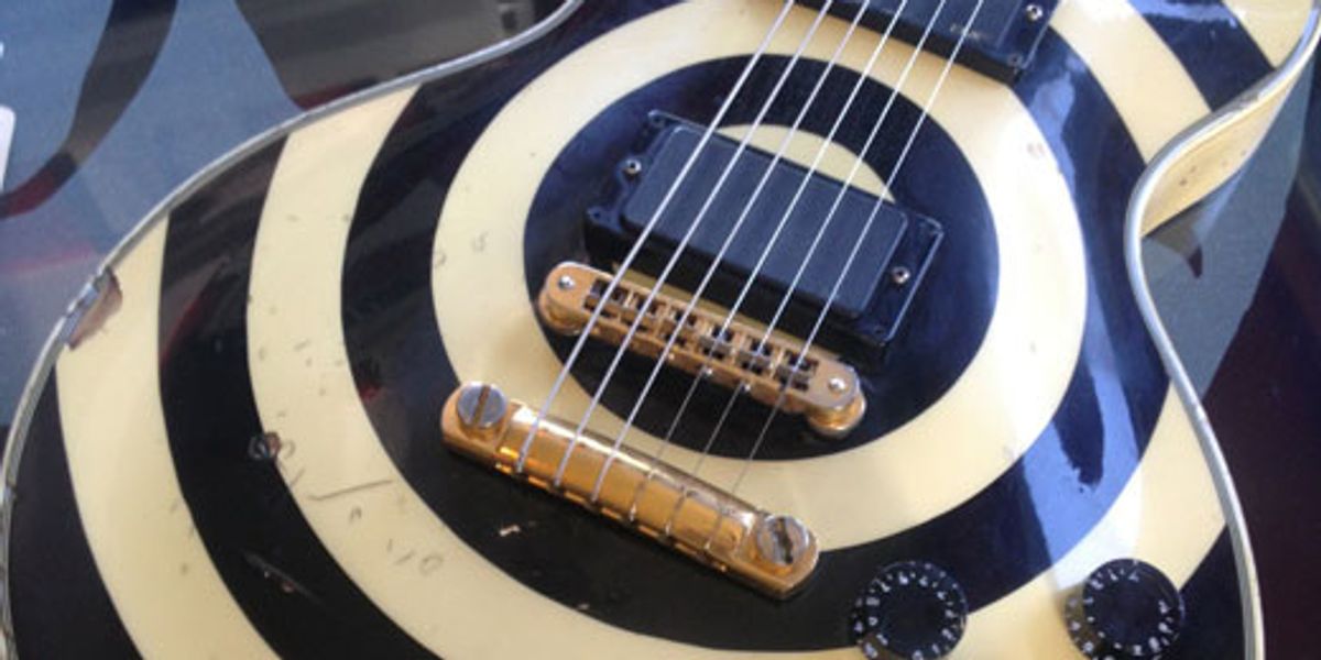 Zakk wylde bottle cap guitar
