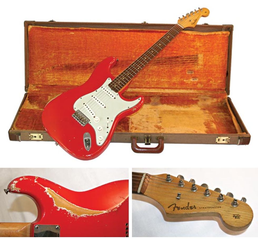 1960 Fiesta Red Fender Stratocaster Serial #49005