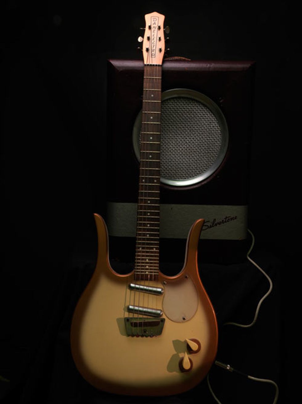 1962 Danelectro Guitarlin and Silvertone Amp