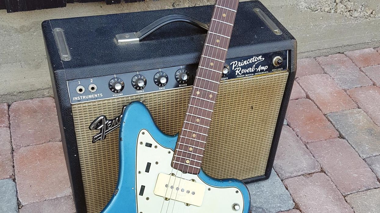 1964 Fender Princeton Reverb & 1964 Fender Jazzmaster