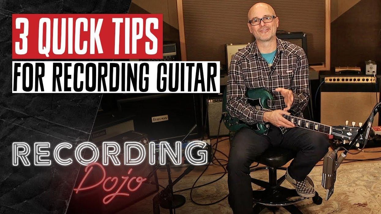 Three Quick Tips for Recording Guitar