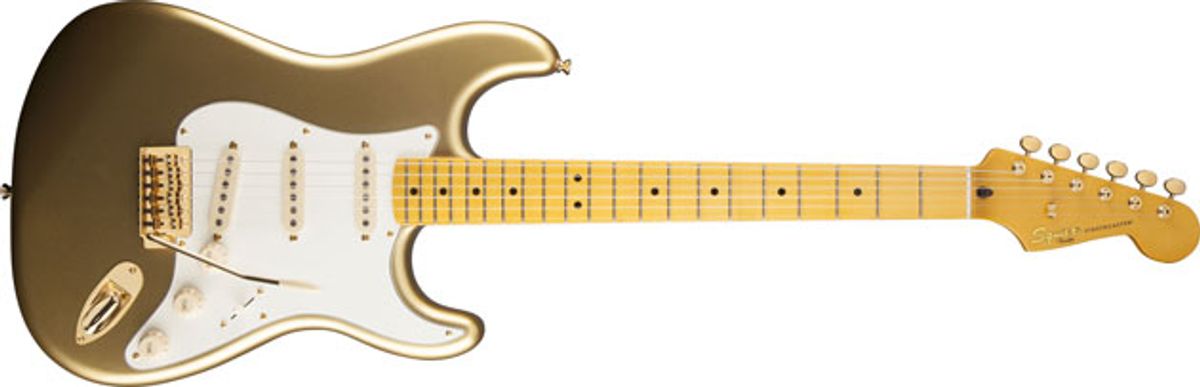 Squier Introduces Eva Gardner Precision Bass and 60th Anniversary Classic Vibe '50s Stratocaster