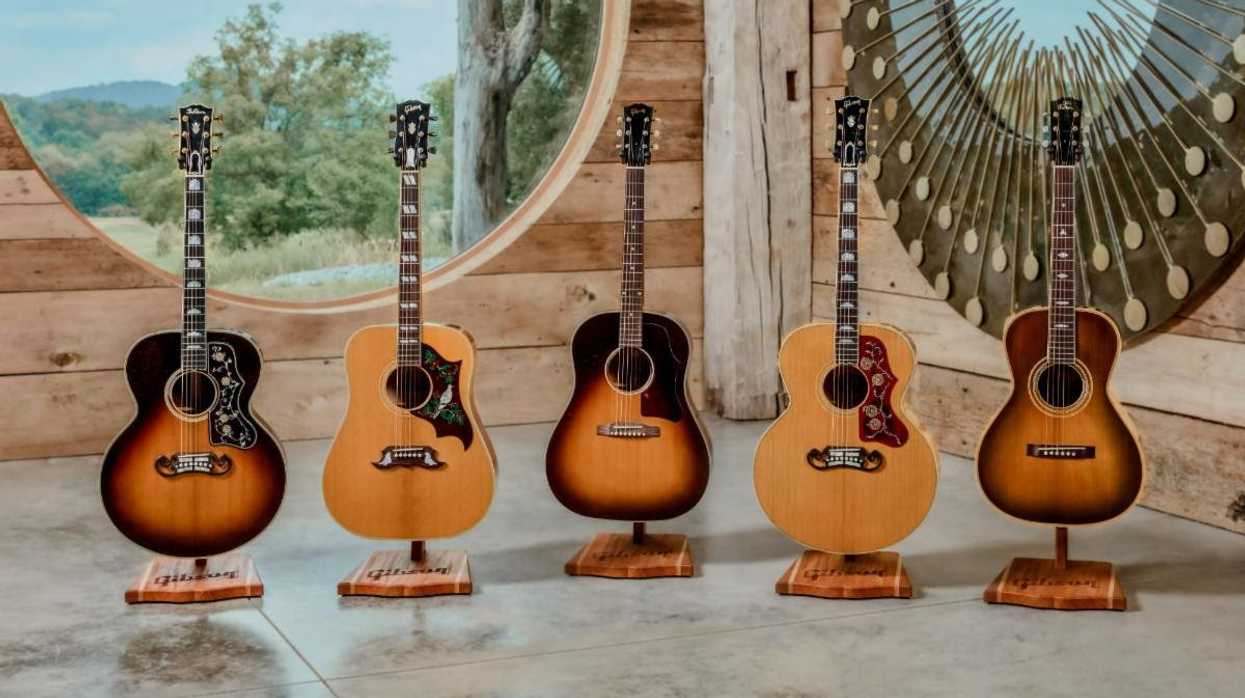 Gibson Custom Introduces Five New Murphy Lab Light Aged Acoustics