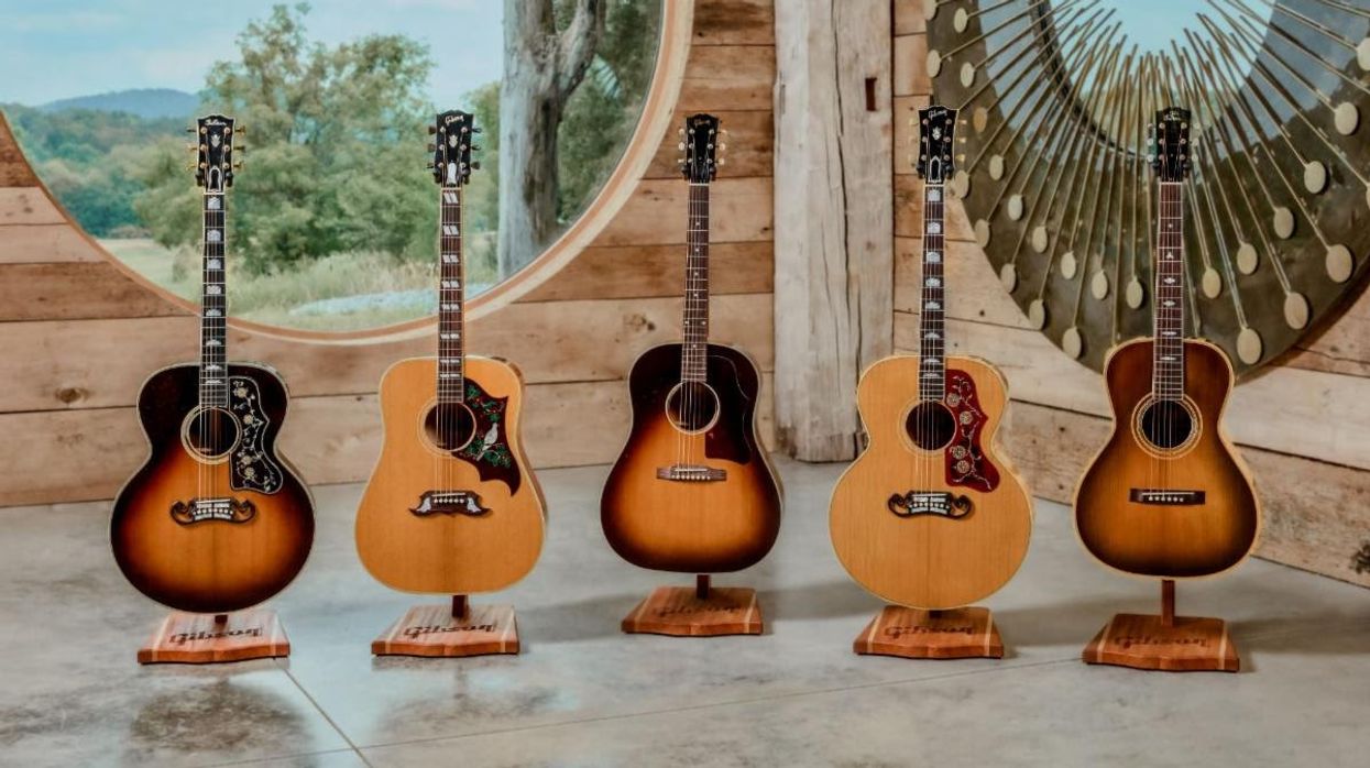 Gibson Custom Introduces Five New Murphy Lab Light Aged Acoustics