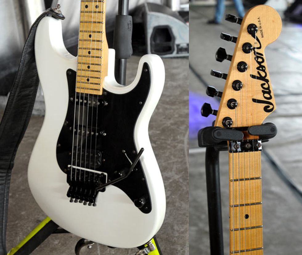 Adrian Smith Signature Jackson (closeup)