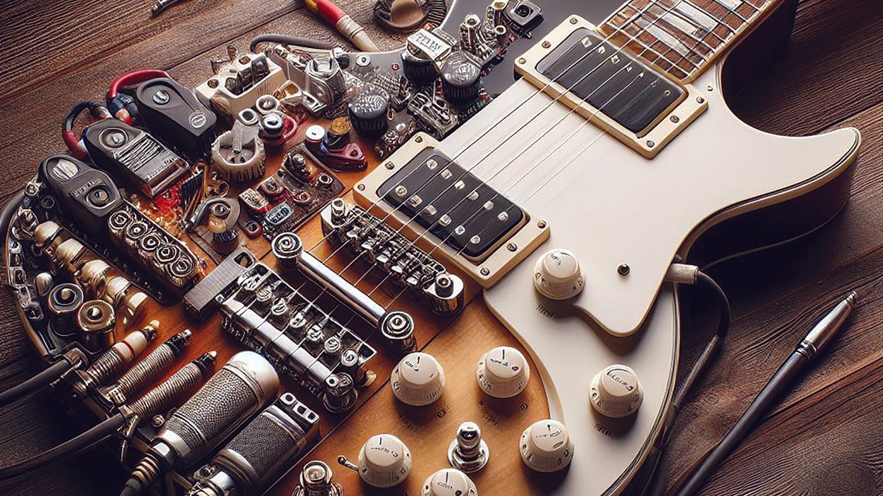 AI generated electric guitar