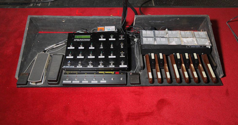 Alex Lifeson's Floor Boards