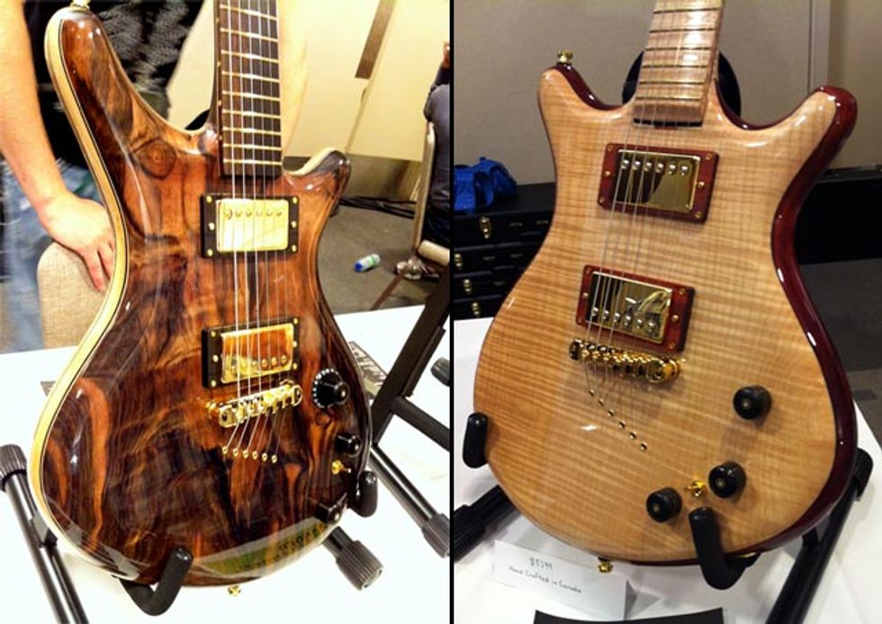 Alexander James Guitars Xylon and Ursa