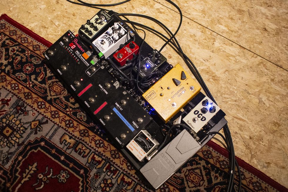 amenra lennart bossu's pedalboard