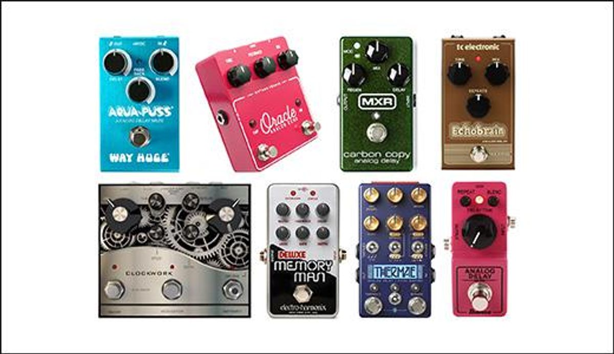 analog delay pedals