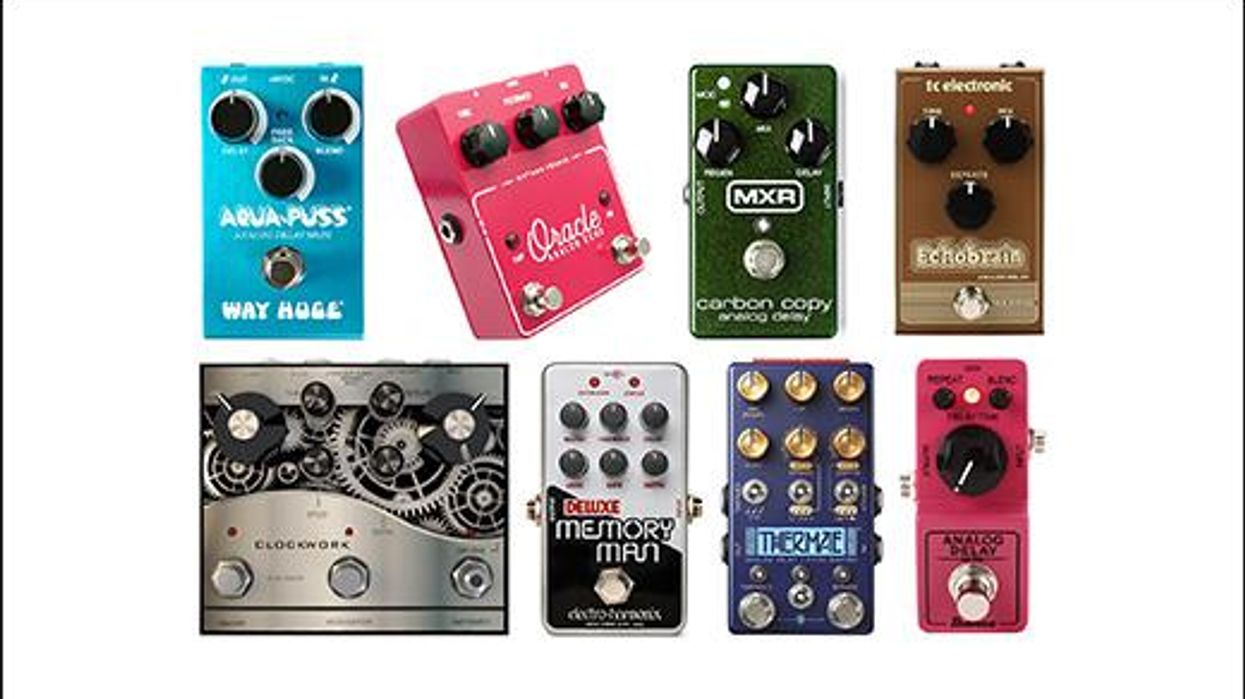 analog delay pedals