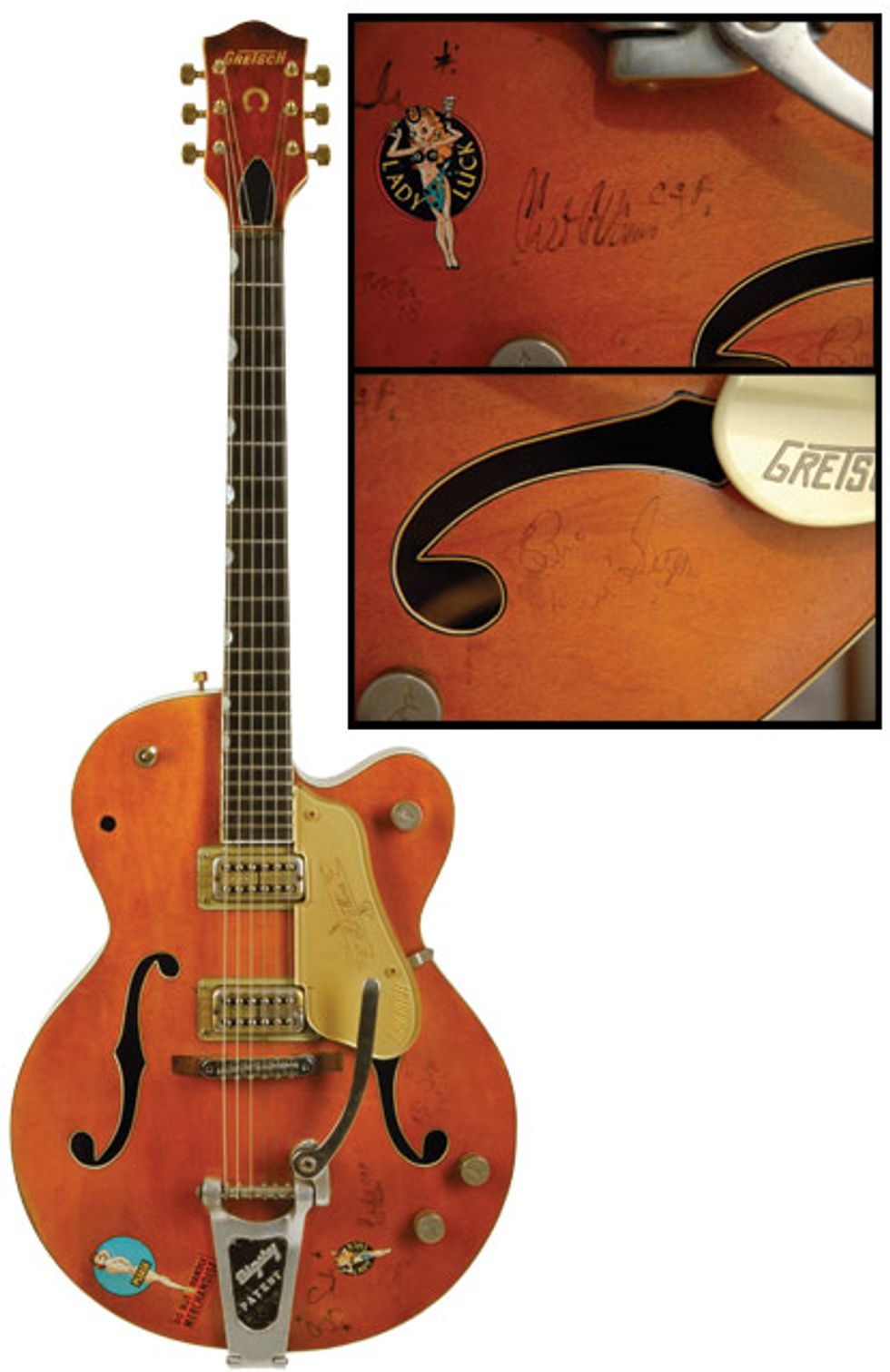 April: 1959 Gretsch Chet Atkins 6120 Hollowbody