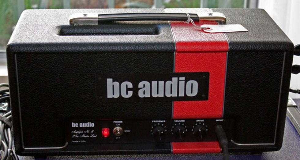 BC Audio No. 8 Amp in Black and Red Cab