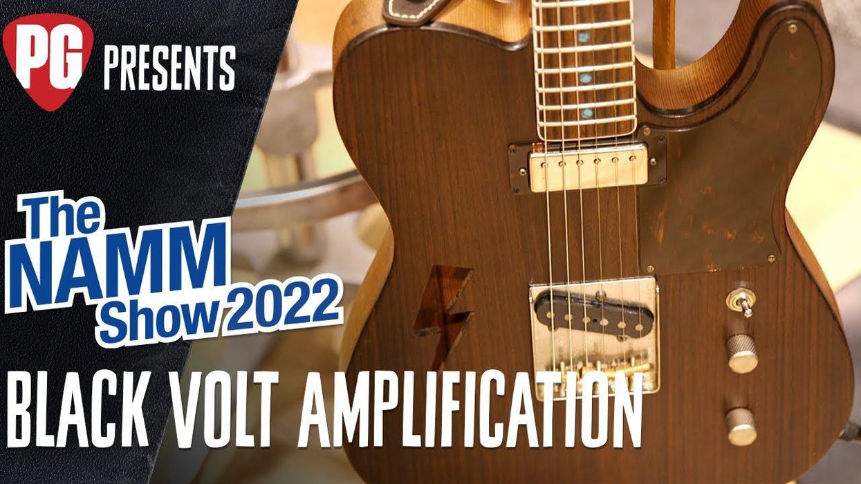Black Volt Amplification Earthcaster | NAMM 2022