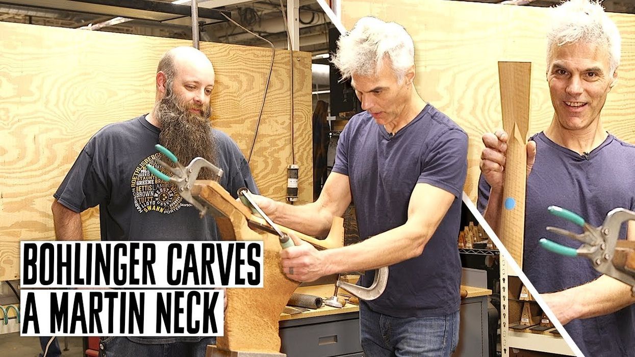 Bohlinger Carves a Martin Neck