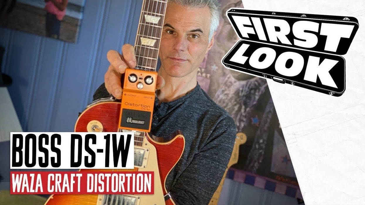 First Look: Boss DS-1W Waza Craft Distortion