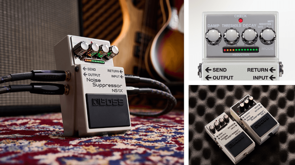 Boss Introduces the NS-1X Noise Suppressor Pedal - Premier Guitar Boss Introduces the NS-1X Noise Suppressor Pedal - Premier Guitar