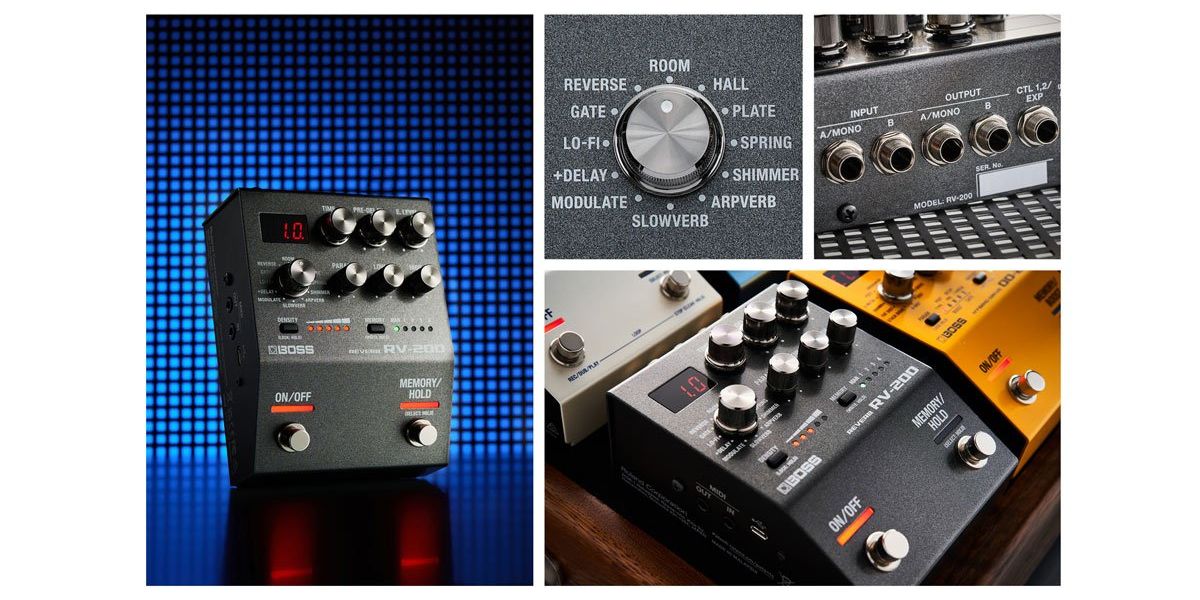 Boss Introduces the RV-200 Reverb Guitar Pedal - Premier Guitar